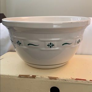 Longaberger woven traditions mixing bowl
